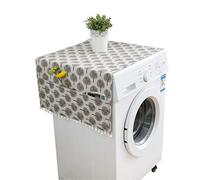 Mengmiao Cubierta Antipolvo del Refrigerador Paño de Cobertura Multifuncional Universal Cubierta Superior de Lavadora Microondas con Bolsillos Laterales 5, 70 * 170 cm