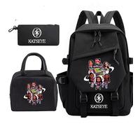 Mengmiao K-Katseye Mochila unisex para niños, mochila escolar impermeable con compartimento para portátil, gran espacio de almacenamiento, estilo coreano, mochila con Sophia Manon Daniela Lara Megan