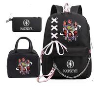 Mengmiao K-Katseye Mochila unisex para niños, mochila escolar impermeable con compartimento para portátil, gran espacio de almacenamiento, estilo coreano, mochila con Sophia Manon Daniela Lara Megan