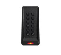 MENGQI-CONTROL Lector de teclado de control de acceso para puerta de tarjeta RFID, 125 KHz, Wiegand 26/34 bits, color negro