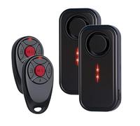 Mengshen 2 paquetes de alarma para bicicleta, 113 dB, IP66, resistente al agua, antirrobo, dispositivo de vibración, sensor de movimiento, sirena para bicicleta, coche, remolque, bicicleta eléctrica
