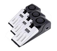Mengshen 3-Pack de seguridad de la cuña de la puerta de detener la alarma de tapón de bloqueo de viajes de seguridad de la casa de alerta 120db (paquete de 3) MS-M68