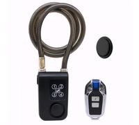 Mengshen Alarma Bicicleta Localizador GPS 110dB Alarma Antirrobo 150ft Control Remoto Bicicleta Moto Scooter Contraseña y Bloqueo Remoto Negro