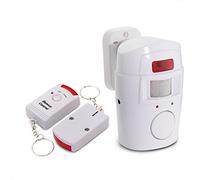 Mengshen Alarma De Sensor De Movimiento Infrarrojo, Alarma De Entrada Adecuada para La Seguridad del Garaje del Apartamento De La Tienda del Hogar con 2 Controles Remotos