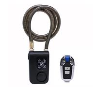Mengshen Candado para Bicicleta con Control Remoto, Alarma De Vibración Antirrobo con Cable De 80 CM De Longitud, Resistente Al Agua IP55 para Motocicleta Puerta Valla Scooter Cochecito De Bebé