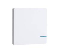 Mengshen Interruptor De Luz Inalámbrico, Interruptor De 1 Vías (Solo Panel De Interruptores, Receptor No Incluido)