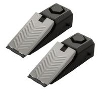 Mengshen Paquete de 2 topes de puerta con alarma de 120 dB, tope de puerta portátil de viaje para hotel, apartamento, universidad