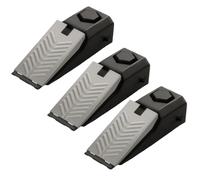 Mengshen Paquete de 3 alarmas de puerta de cuña de 120 dB, alarma de entrada de sirena, alarma de tope de puerta fuerte para viajes, hotel, hogar