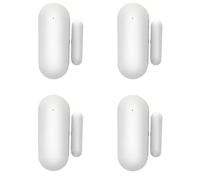 Mengshen Paquete de 4 sensores de puerta WiFi inalámbricos para puerta y ventana, automatización del hogar, sistema de seguridad para el hogar, alerta de aplicación Tuya, no requiere concentrador