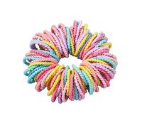 Mengsiy 100 unids/Lote Bandas for el Cabello niñas Color Caramelo Banda elástica de Goma Bandas for el Cabello niño bebé Diadema Scrunchie niños Pelo (Color : 14-100Pcs)