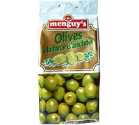 Menguy's - Aceitunas rellenas de anchoa (4 unidades, 150 g)
