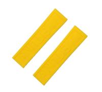 MENGXIU MENGKE 20mm 22mm 24mm negro azul rojo pulsera amarillo silicona goma reloj de reloj hebilla inoxidable ajuste for Navitimer/Avenger/Breitling Strap(Yellow,NO BUCKLE_24MM)