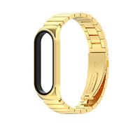 MENGXIU MENGKE Ajuste adecuado for Xiaomi MI BAND 6/5 STRUP MI 3 4 WATCHANDS MUJER UNIVERSAL METAL BAMBOO JUNTA 304 BANDS DE RELOJ DE ACERO INOXIDABLE(11)