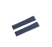 MENGXIU MENGKE Correa De Caucho De Silicona Compatible con Reloj Patek Philippe Aquanaut De 21 Mm con Cierre Rojo(Blue)