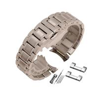 MENGXIU MENGKE Correa De Reloj De Acero Inoxidable, Correa De Reloj De Pulsera De Metal Con Extremo Curvo, 14mm, 15mm, 16mm, 17mm, 18mm, 19mm, 20mm, 21mm, 22mm, 23mm Y 24mm(Silver,15mm)