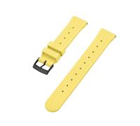 MENGXIU MENGKE Correa De Reloj De Goma A Prueba De Polvo, Resistente Al Agua, Correa Tipo Gofre De Liberación Rápida De 20mm Y 22mm, Adecuada For Relojes De Buceo For Hombres(Yellow Black,20mm)