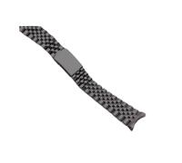 MENGXIU MENGKE Correa De Reloj De Lujo 13/17/18/19/20/21/22mm Pulsera De Metal Con Extremo Curvo Compatible Con Rolex DATEJUST Correa De Acero Inoxidable Accesorios For Relojes(Black,20mm)