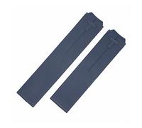 MENGXIU MENGKE Wheamband de silicona 20mm 21mm deportes apto for toco tacto T013 t047 Correa de goma T-Sport Wamkband impermeable T013420A T047420A T33(Blue no clasp 20mm)
