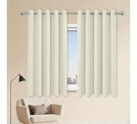 MENGXUAN 100% Cortinas Opacas 1 Piezas 450 x 390 cm Anti Luz Cortina Aislantes Frio y Calor Tende 100% Oscuranti per Interni per Il Soggiorno e La Camera, Beige