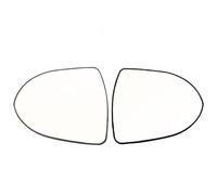 MengZJ Cristal de Espejo para KIA sportage 2005-2020 Retrovisor Lateral de Puerta Izquierdo Derecho TéRmico con Placa Trasera,left-2010-2016