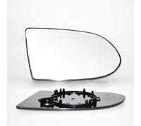 MengZJ Cristal de Espejo para Opel Zafira A B C 1999-2014 Retrovisor Lateral de Puerta Izquierdo Derecho TéRmico con Placa Trasera,left-1999-2005