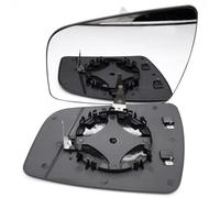 MengZJ Cristal de Espejo para Opel Zafira A B C 1999-2014 Retrovisor Lateral de Puerta Izquierdo Derecho TéRmico con Placa Trasera,left-2009-2014