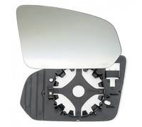 MengZJ Cristal de Espejo para Volvo V60 Retrovisor Lateral de Puerta Izquierdo Derecho TéRmico con Placa Trasera 2011-2024,left-2020-2024:no-Blind Spot