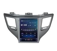MengZJ Estéreo para Coche Android con Pantalla táctil de 9.7 Pulgadas para Hyundai IX35 Tucson 3 2015-2018 Plug and Play Doble DIN navegación GPS Control Multimedia en el Volante