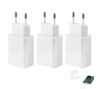 Menibeuty 3PCS Cargador Enchufe USB 10W, 5V 2A Cargador USB Carga Rapida, Enchufe con USB C Adaptador de Corriente, Cargadors Carga Rapida para Xiaomi Redmi lPhone Sam -Sung Huawei LG
