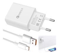 Menibeuty Cargador Tipo C Carga Rápida, para Xiaomi Redmi 14C 13C Note 14 13 12 Pro/11 9/11 9 Pro/9T/9S/8 8T 7 10S, Mi Note 10 Lite, Mi A2 A3/10T Lite/10T Pro/11T, Cargador rápida con Cable de 1.5m