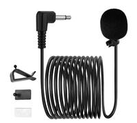 Menibeuty Externo con Conector Jack De 3,5 Mm para Coche, 1 Pcs Coche Micrófono Estéreo Radio Vehículo, 3M para Bluetooth de Coche Estéreo Video Conferencia Podcast Plug and Play