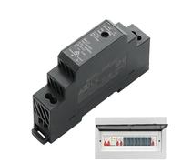 Menibeuty Fuente Alimentacion 5V 3A 15W, Fuente de Alimentacion Carril DIN Transformador Riel DIN, Fuente de Alimentación de La Guía para Automatización Doméstica y Sistemas Seguridad
