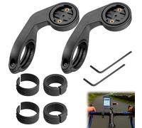Menibeuty Soporte garm1n Bicicleta, 2pcs Soporte para Manillar out Front Mount Compatible Soportes con Garm1n Edge GPS Ciclocomputer, i1GPSPORT - Manillar de Bicicleta 2.5,4 mm 31,8