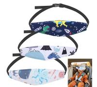 Menibeuty Sujeta Cabezas Coche Para Niñost, 3pcs Soporte Seguridad Bebe En El Coche Safety Rest Dispositivo Antiabandono Bebe Coches Para Seguridad Y Confort En Viajes En Auto, Soporte Cabeza Niño