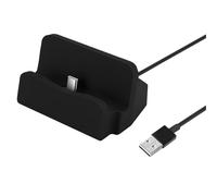 Menibeuty USB Tipo C Base De Carga - Base De Carga para Smartphones Android, Estación De Soporte De Bases para Teléfono Celular Compatible con Hua -weiMate Xiaomi Y Otros Dispositivos USB-C En Negro