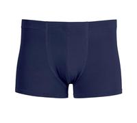 menique Calzoncillos bóxer de bambú para hombre, de viscosa de bambú, calzoncillos suaves y transpirables que absorben la humedad, antirozaduras, para senderismo, deportes, uso diario, azul marino, S