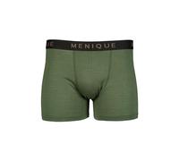 menique Calzoncillos tipo bóxer de lana merino para hombre, capa base, antirozaduras, suaves, transpirables, sin olor, para hombre, verde oscuro, XXL