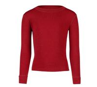 menique Camiseta Infantil 100% Merino térmica, Cereza, 98-104