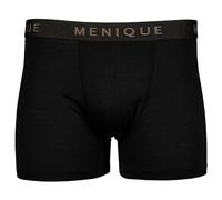 menique Ropa interior de lana merina, calzoncillos tipo bóxer para hombre, ropa interior suave y transpirable sin olor para hombre, negro, XL