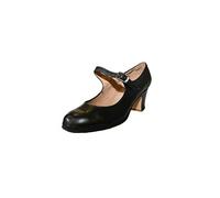 Menkes S.A Zapato Flamenco Modelo Debutante Piel con Clavos para Mujer Talla 41 Negro