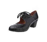 Menkes Zapato Flamenco Modelo Debutante Calé Tacón Cubano Piel con Clavos para Mujer Talla 42