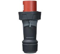 Mennekes 101200146 Clavijas Power Top XTRA, Tomas de Corriente CEE, 400 V, 50-60 Hz, 63 A, 5 Polos, IP 67, Rojo