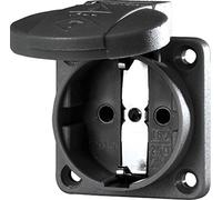 Mennekes 10437 - Base schuko empotrar negra referencia 11032