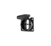 Mennekes 10437 - Base schuko empotrar negra referencia 11032