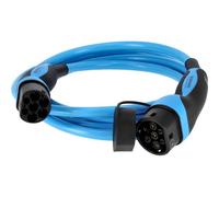 Cable de Carga para Vehículos Eléctricos Tipo 2 / 22kW / 32A / 75m (Azul/Negro) - MENNEKES