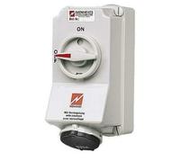Mennekes Caja de Pared Duo Hw / VN 5683 IP44 Fundidas 7P 32A 6P + Hilfskontakt