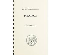 Meno: 2-volume set (Bryn Mawr Commentaries, Greek)