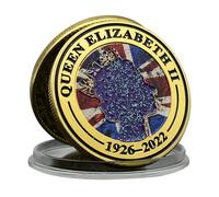 MENOOK Australia 1926-2022 Reina Isabel II Moneda Escudo de Armas de Inglaterra Medalla de Metal - Oro