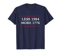 menos 1984 más 1776 Bandera de América Político demócrata 4 de julio Camiseta