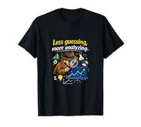 Menos adivinar más análisis de la Ciencia de Datos Detective Camiseta
